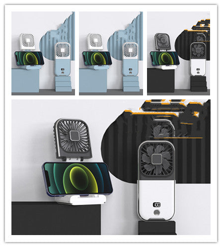 Folding Portable Digital Display Handheld Small Fan.